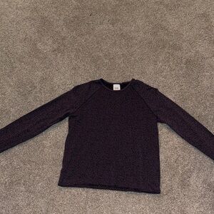 Athleta Girl Charcoal Patterned Top